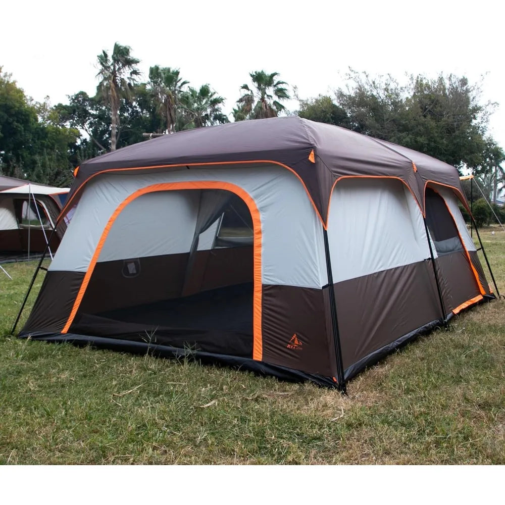 Family Cabin Tent, 2 Rooms (10-14 Persons),