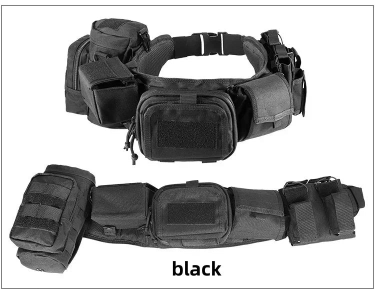 Custom Molle Pockets Tactical Belt