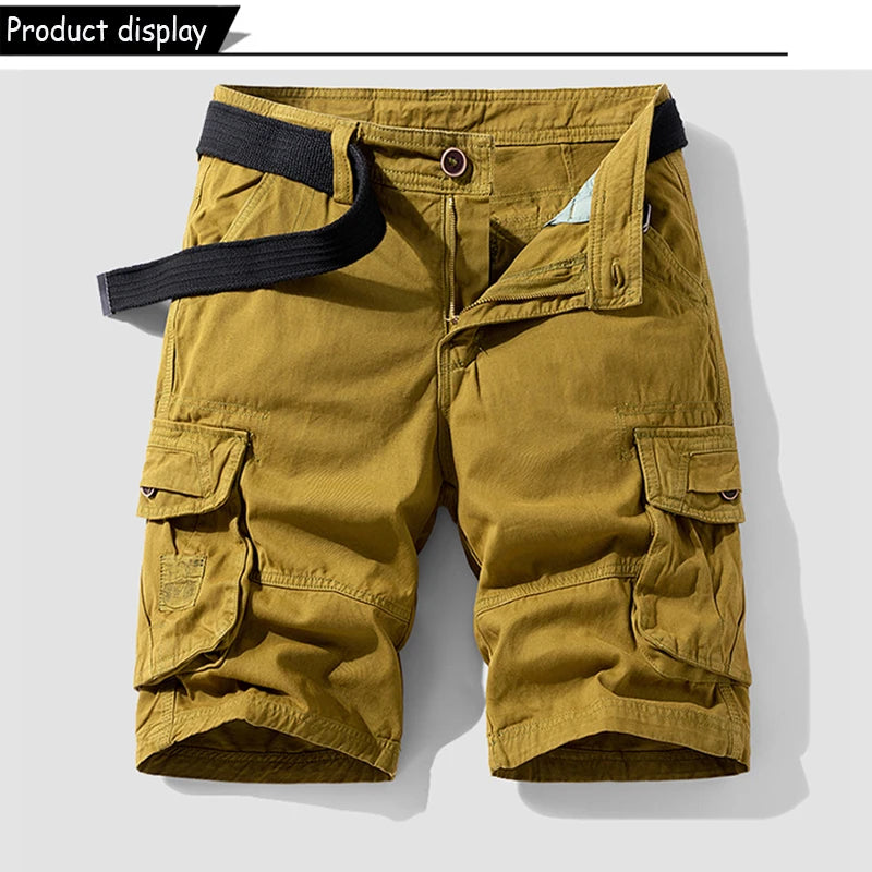 Men Summer Cargo Style Shorts