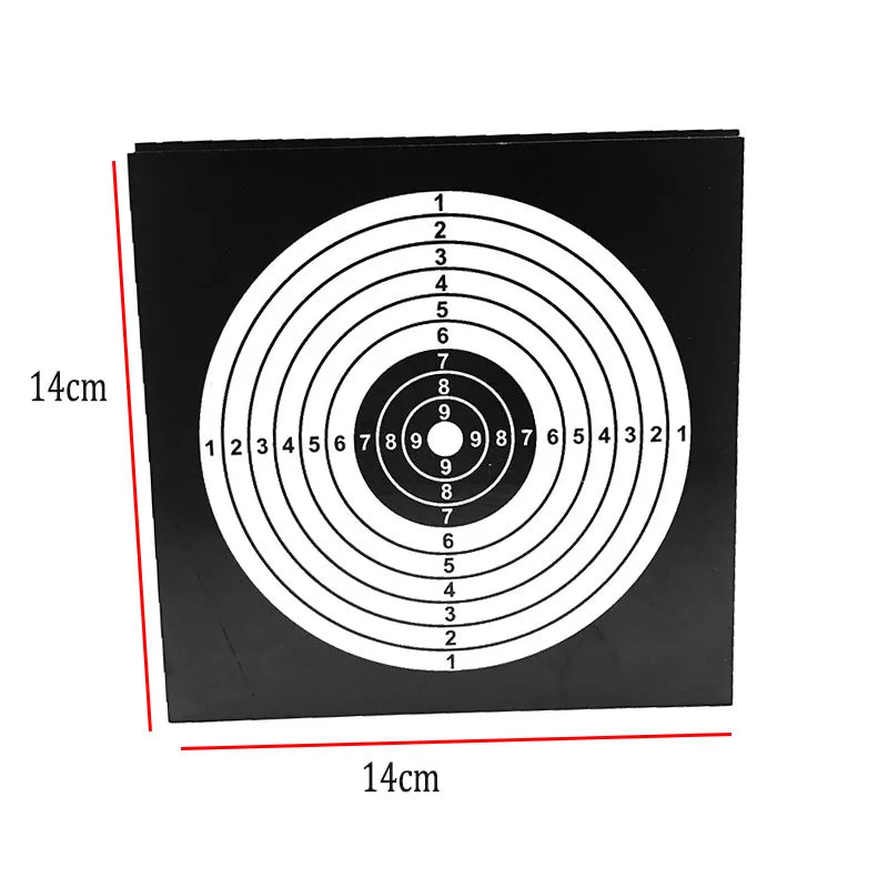 Metal Target Box  Or 100PCS Tactical Shooting Targets 14*14CM