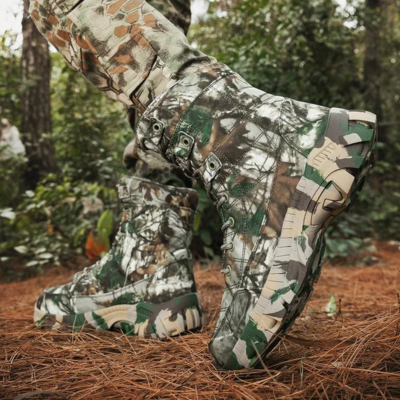 Camouflage Combat Boots (Size 39-47)