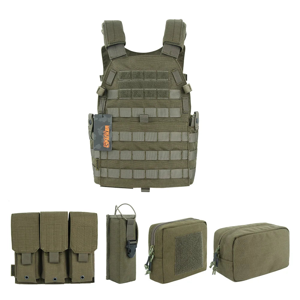 Tactical Military Vest with Magazine Pouch