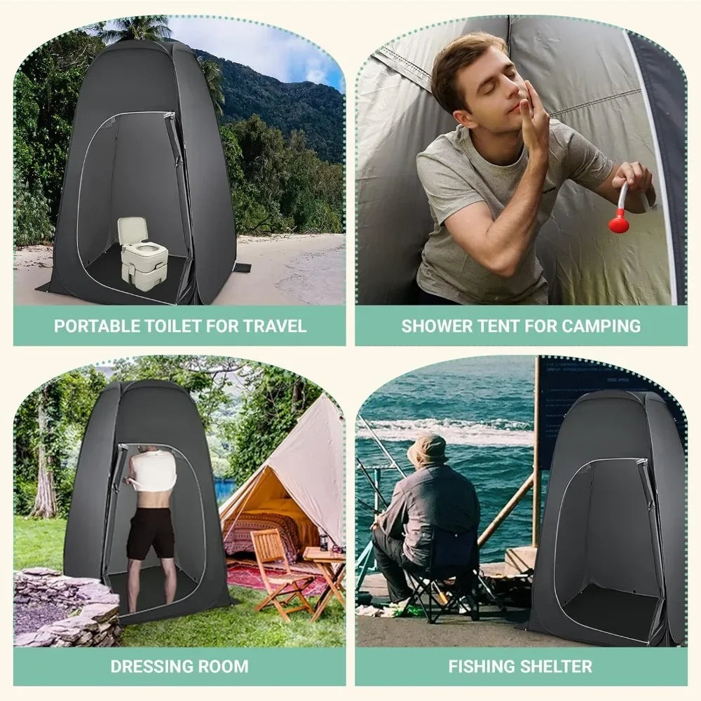 Portable Shower Tent With Carry Bag