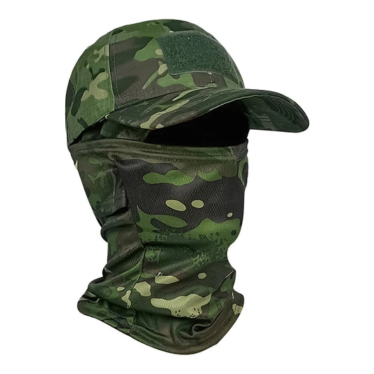 2pcs/set Balaclava Face Mask And Military Caps