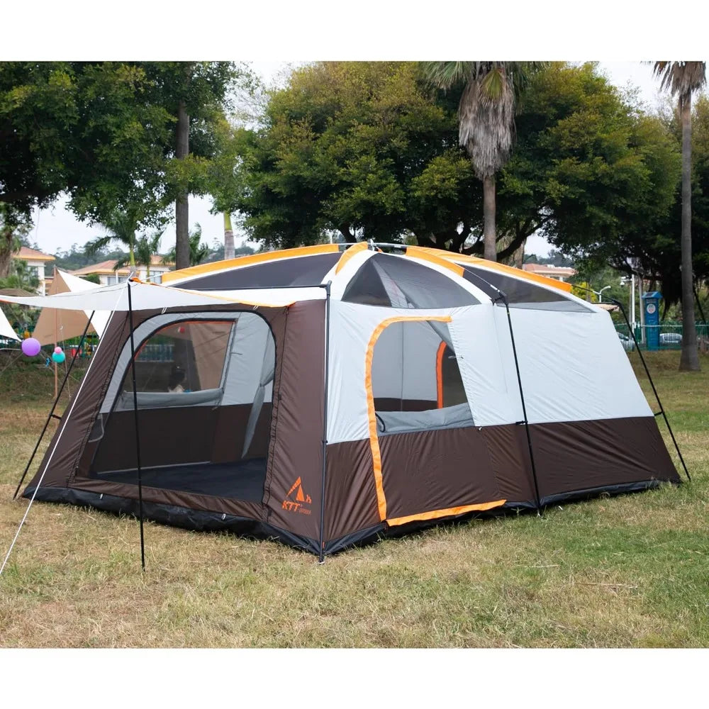 Family Cabin Tent, 2 Rooms (10-14 Persons),