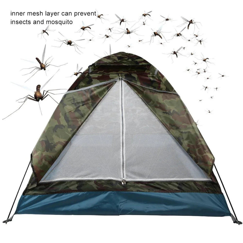 2 Person Camping Tent Single Layer