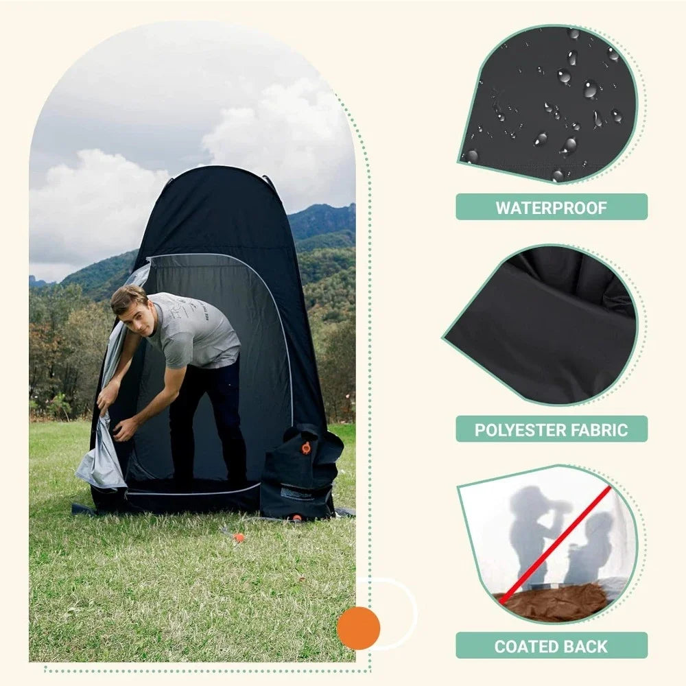 Portable Shower Tent With Carry Bag