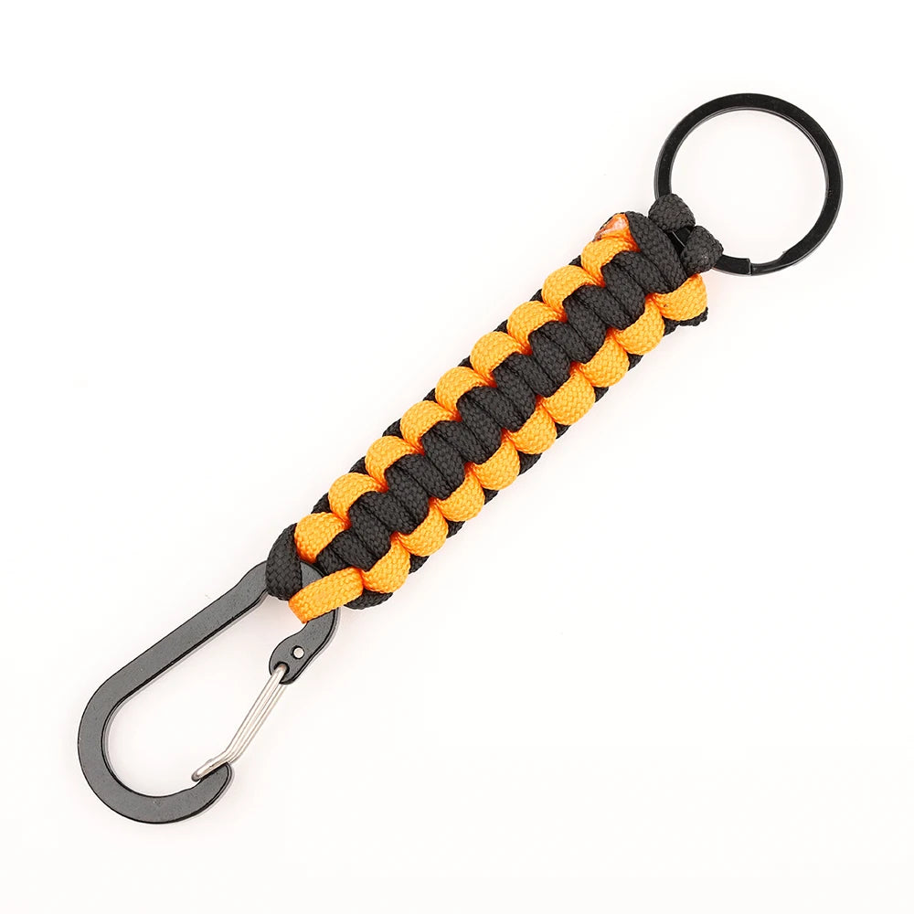 1PC Outdoor Survival Kit Parachute Cord Keychain