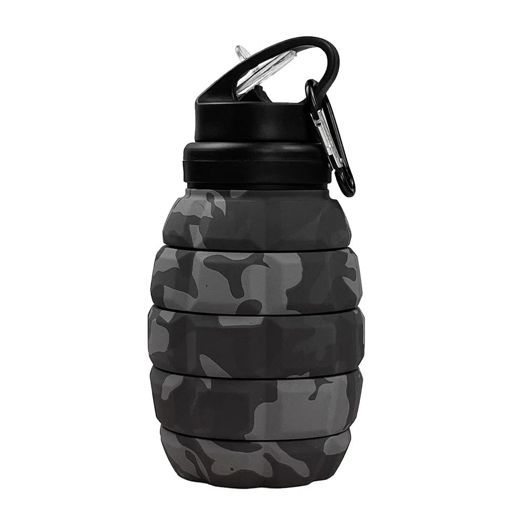 Grenade Shaped  Foldable Water Bottle 580ml