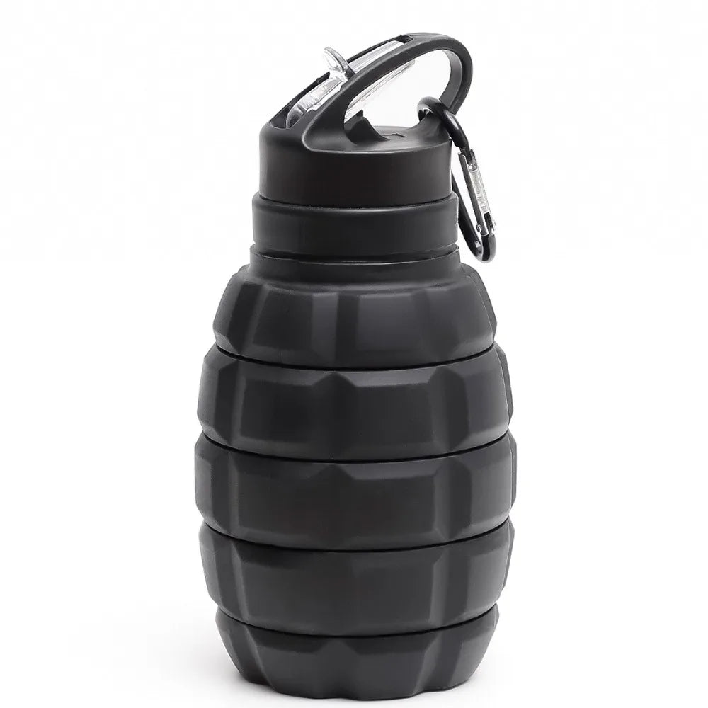 Grenade Shaped  Foldable Water Bottle 580ml