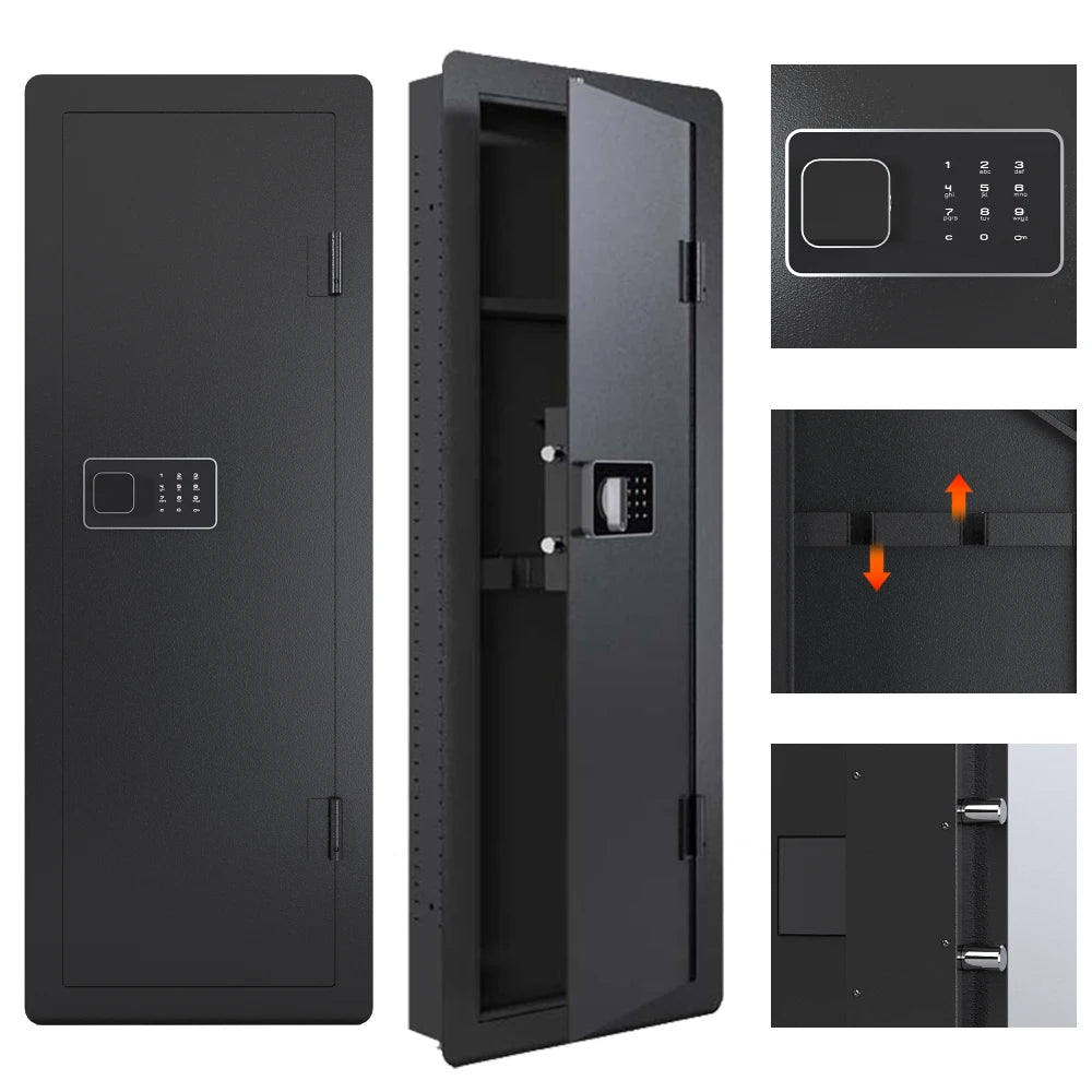 Wall Gun Safe With Digital Keypad