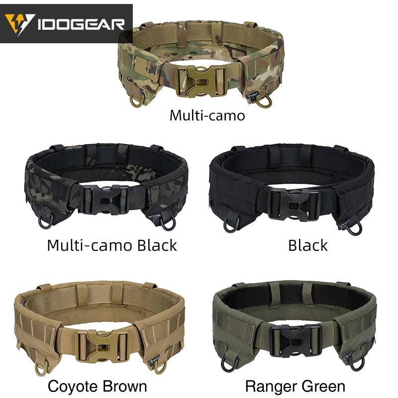 Inner And Outer Adjustable Combat Belt