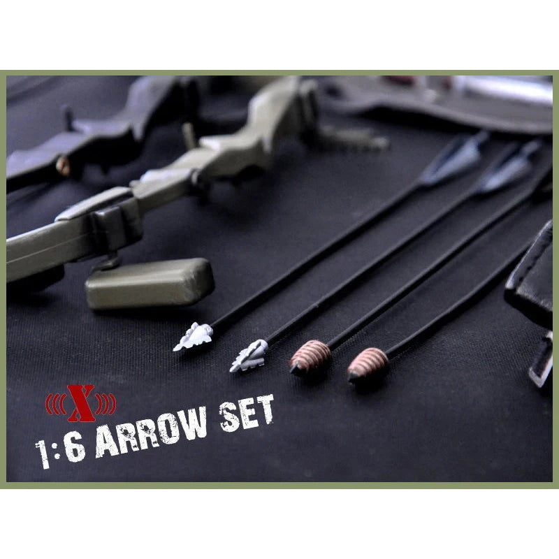 12" Action Figure Weapon 1:6 Scale Bow Arrow Set+Knife