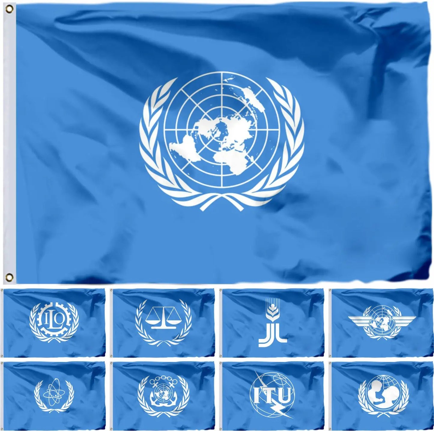 United Nations UN Flags