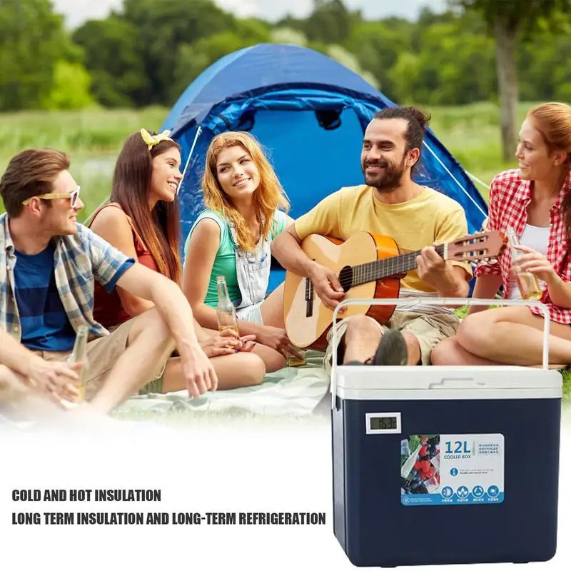 12L  Portable Cooler Box For Camping