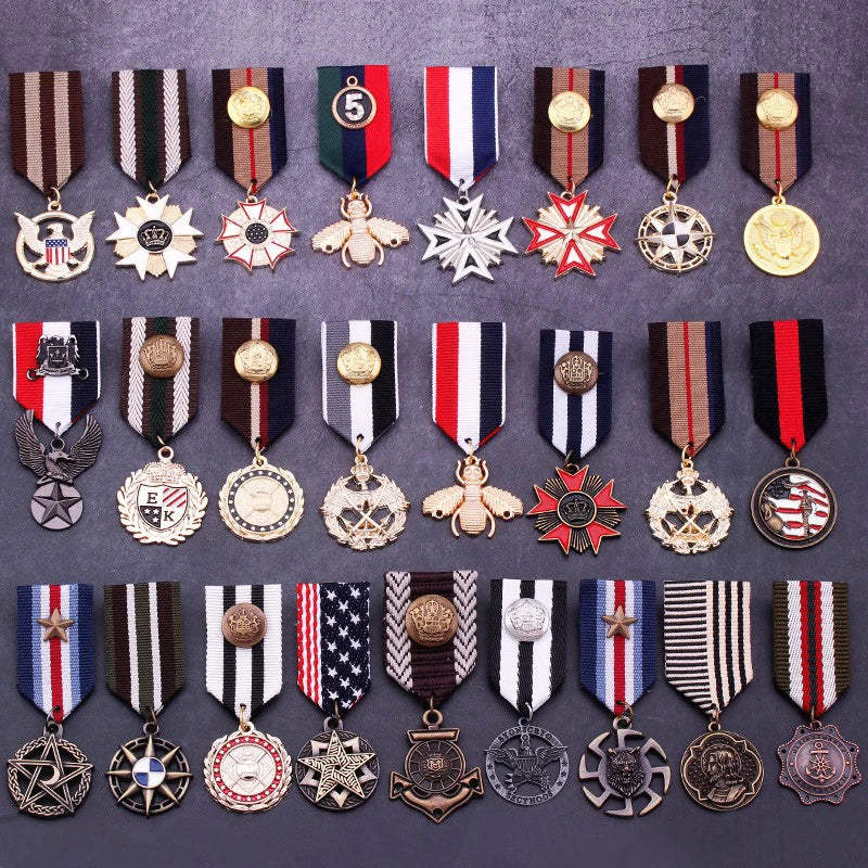 European and American Army Style Medals