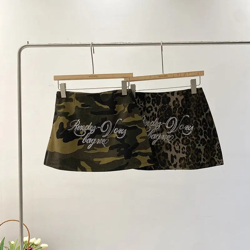 Hot Camo Short Skirt