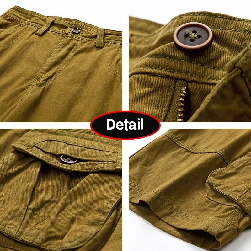 Men Summer Cargo Style Shorts