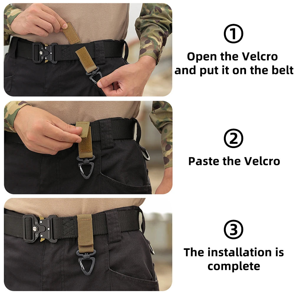 Belt Hook Webbing Buckle System