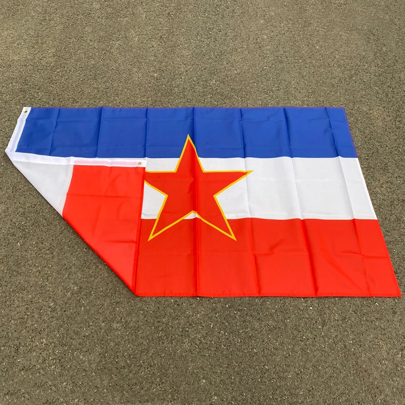 Yugoslavia  National Flag  3*5 Ft (90*150cm )