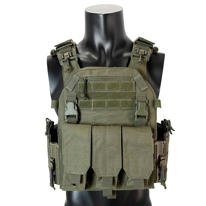 Tactical Vest With Triple Magazine Pouch