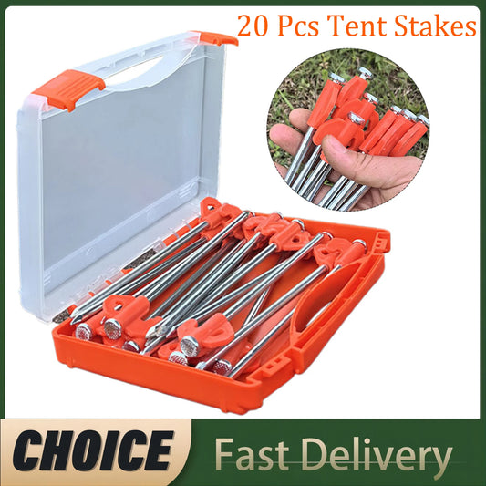 20pcs Metal Tent Anchors