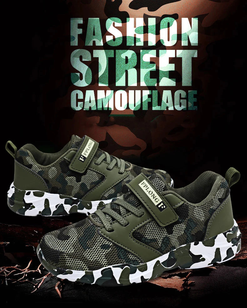 Children Camouflage Sneakers