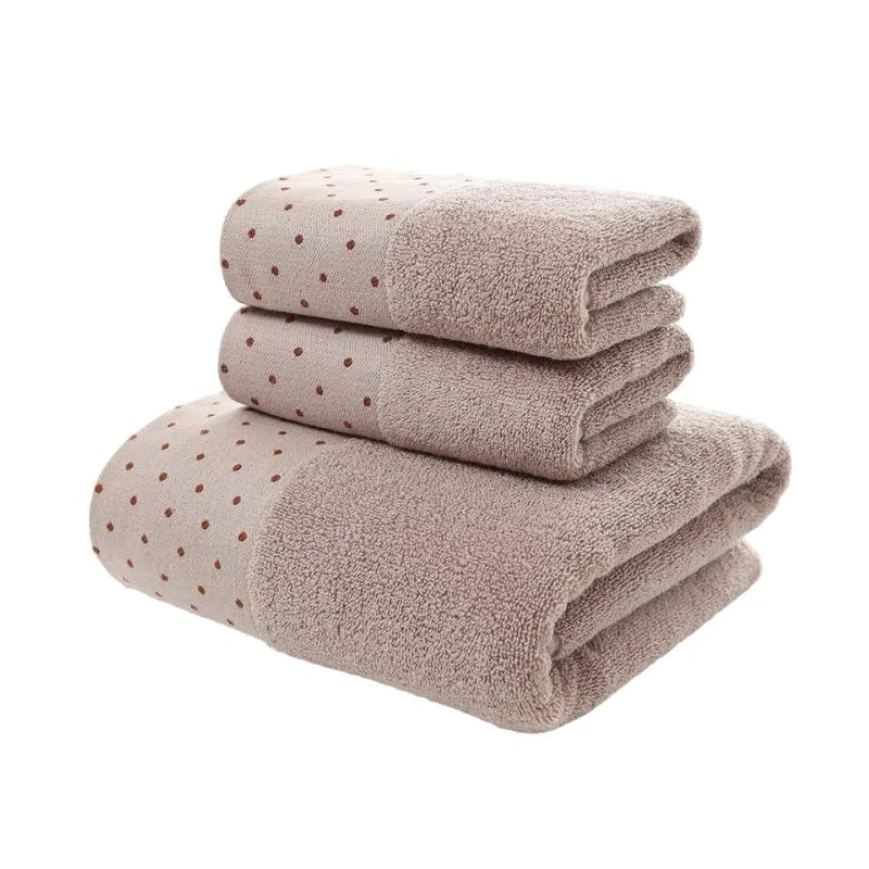 Set of 3 Thicker Bamboo Green Towel Set