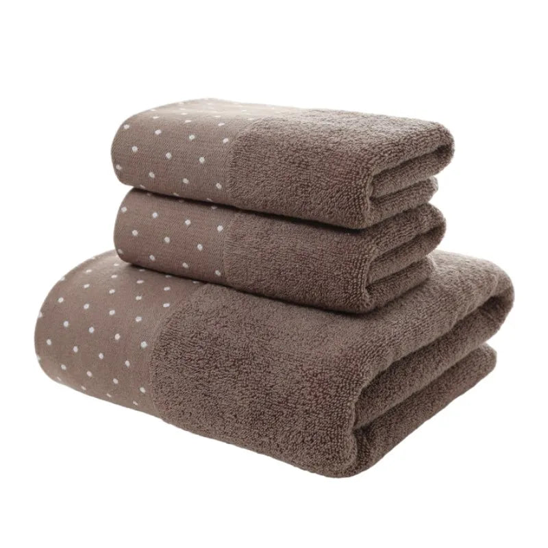 Set of 3 Thicker Bamboo Green Towel Set