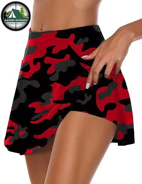 Sexy High Waist Camo Culottes