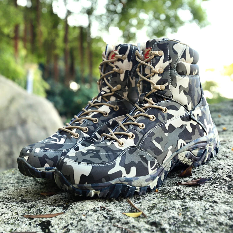 Army Camouflage Tactical Boots