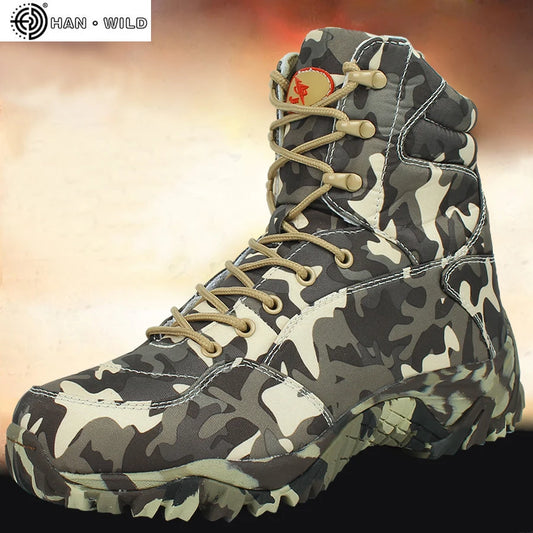 Army Camouflage Tactical Boots