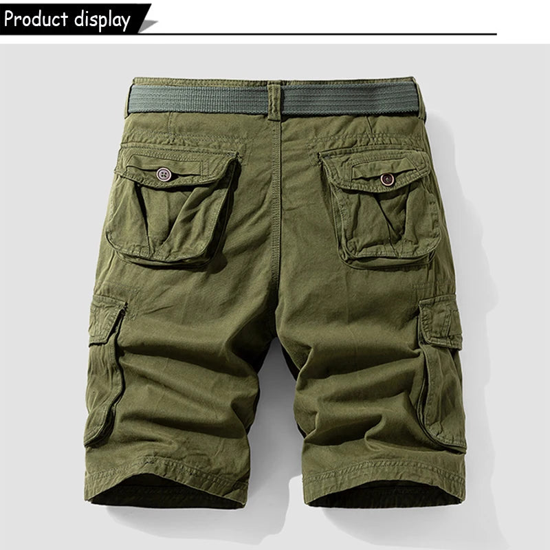 Men Summer Cargo Style Shorts