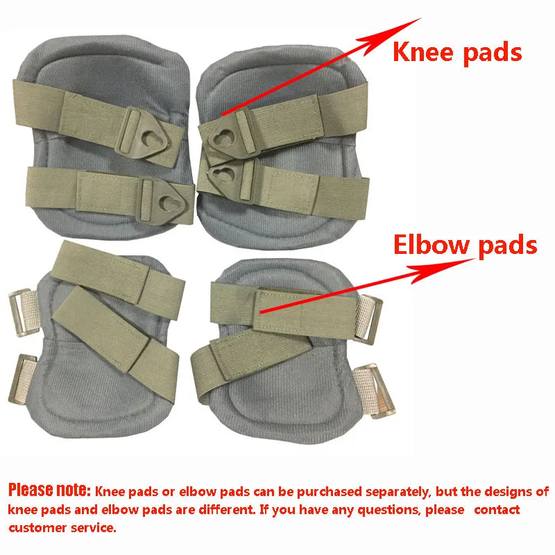 Camo Tactical Knee % Elbow Pads