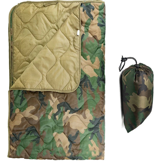 Camouflage Camping Warm Blanket