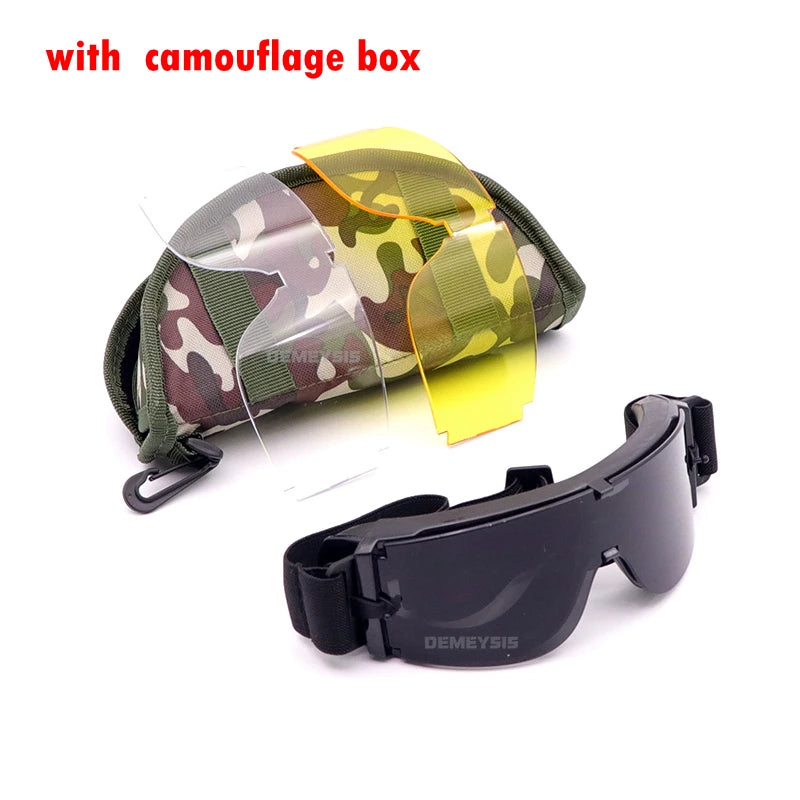 Shooting Windproof  Anti-UV Protection Glasses