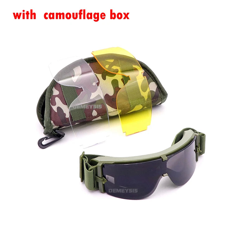 Shooting Windproof  Anti-UV Protection Glasses