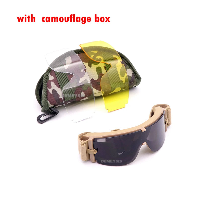 Shooting Windproof  Anti-UV Protection Glasses