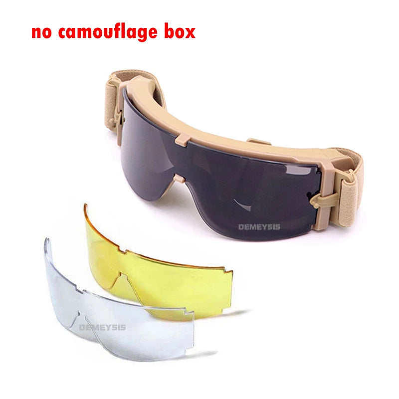 Shooting Windproof  Anti-UV Protection Glasses