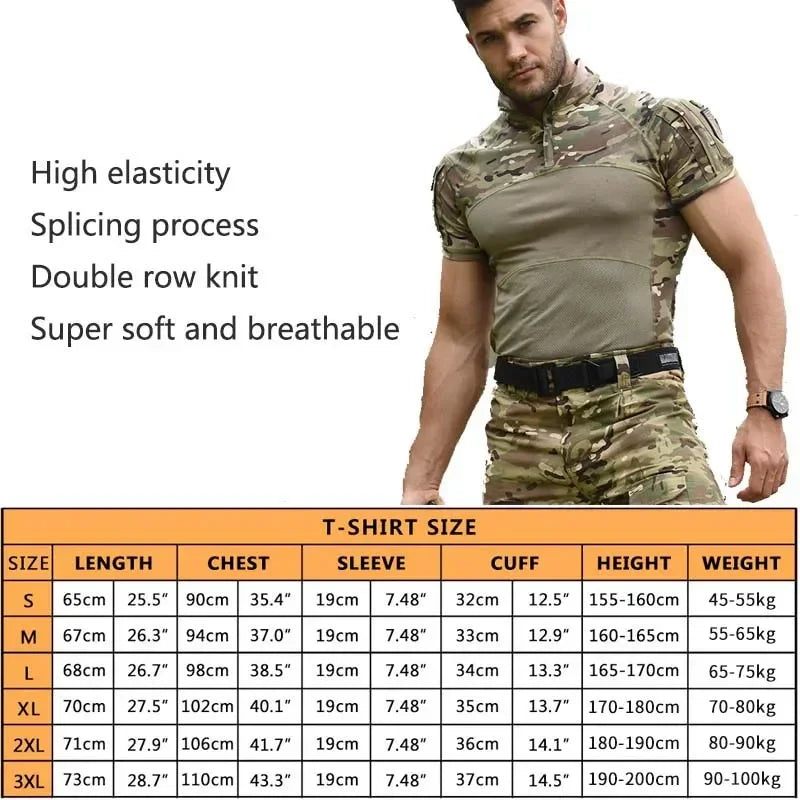 Summer  Combat Short Sleeve T-Shirt