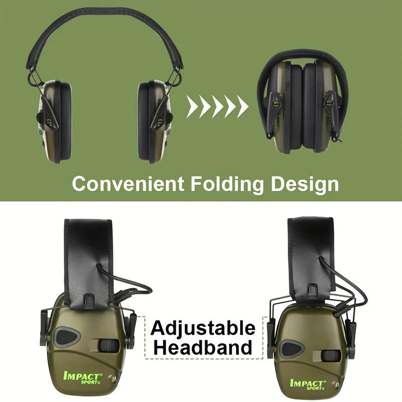 Tactical Electronic Earmuffs - Noise Reduction