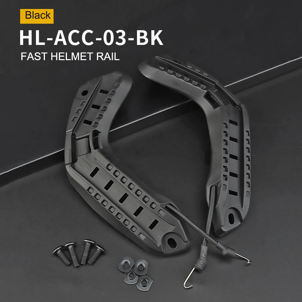 Tactical Helmet Side Guide Rails Set