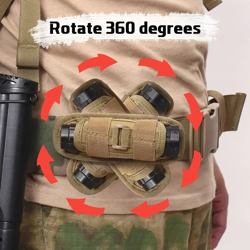 Tactical Molle Flashlight Pouch