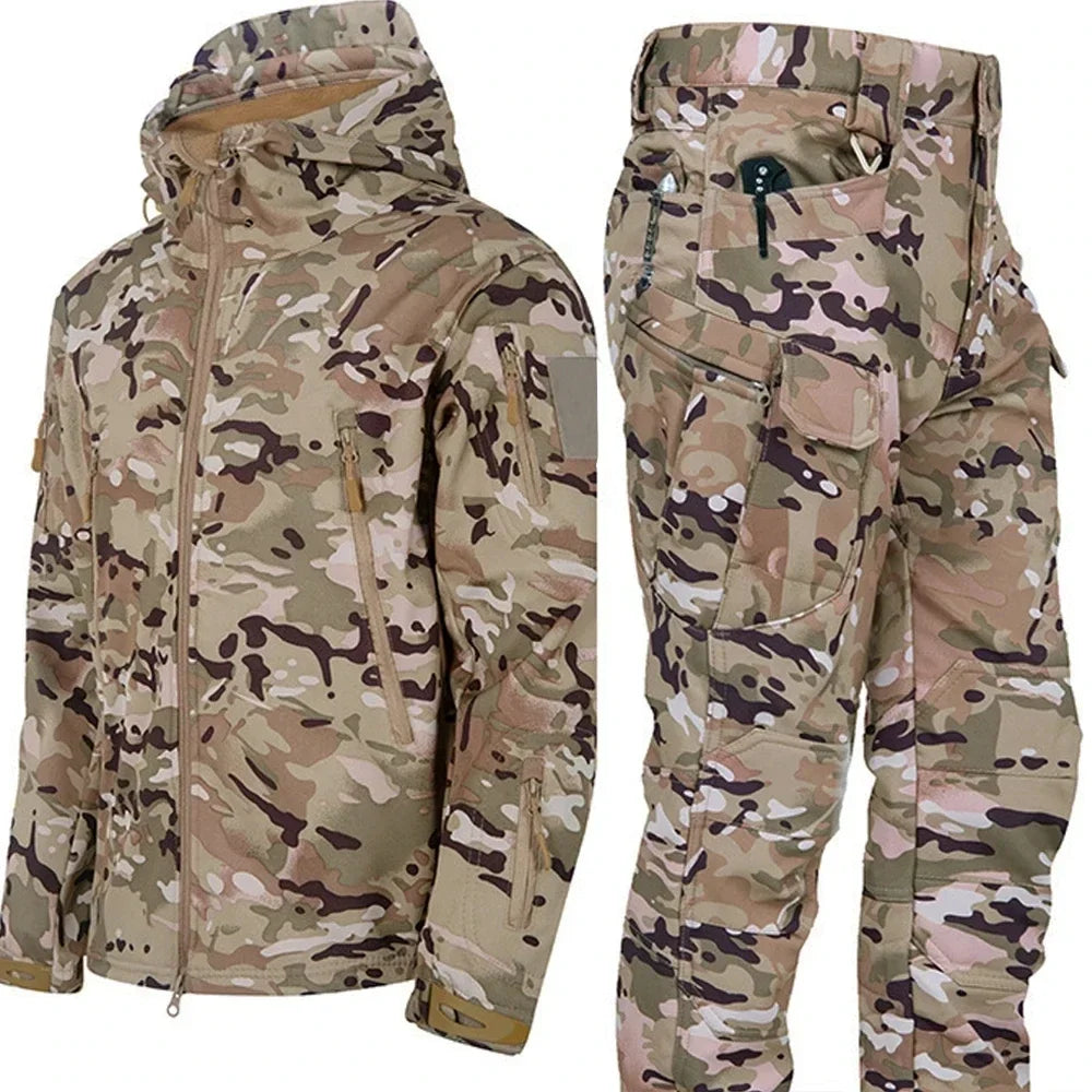 Tactical Winter Windproof Waterproof Suit