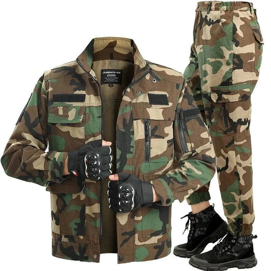 Thin Waterproof Camouflage Suit