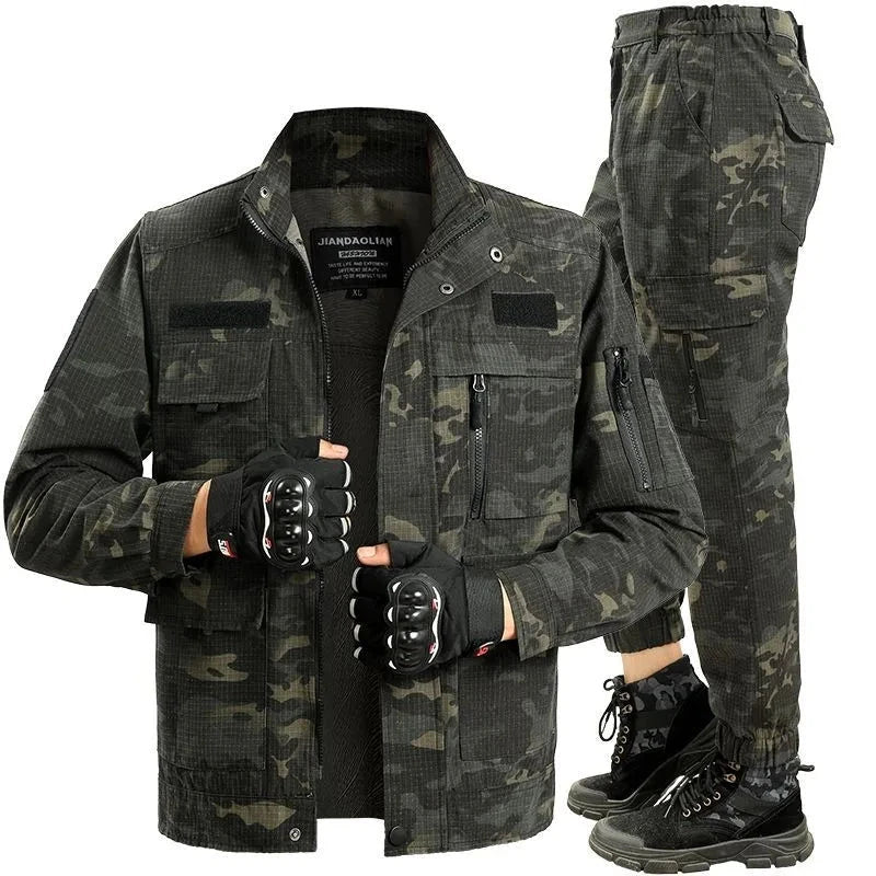 Thin Waterproof Camouflage Suit