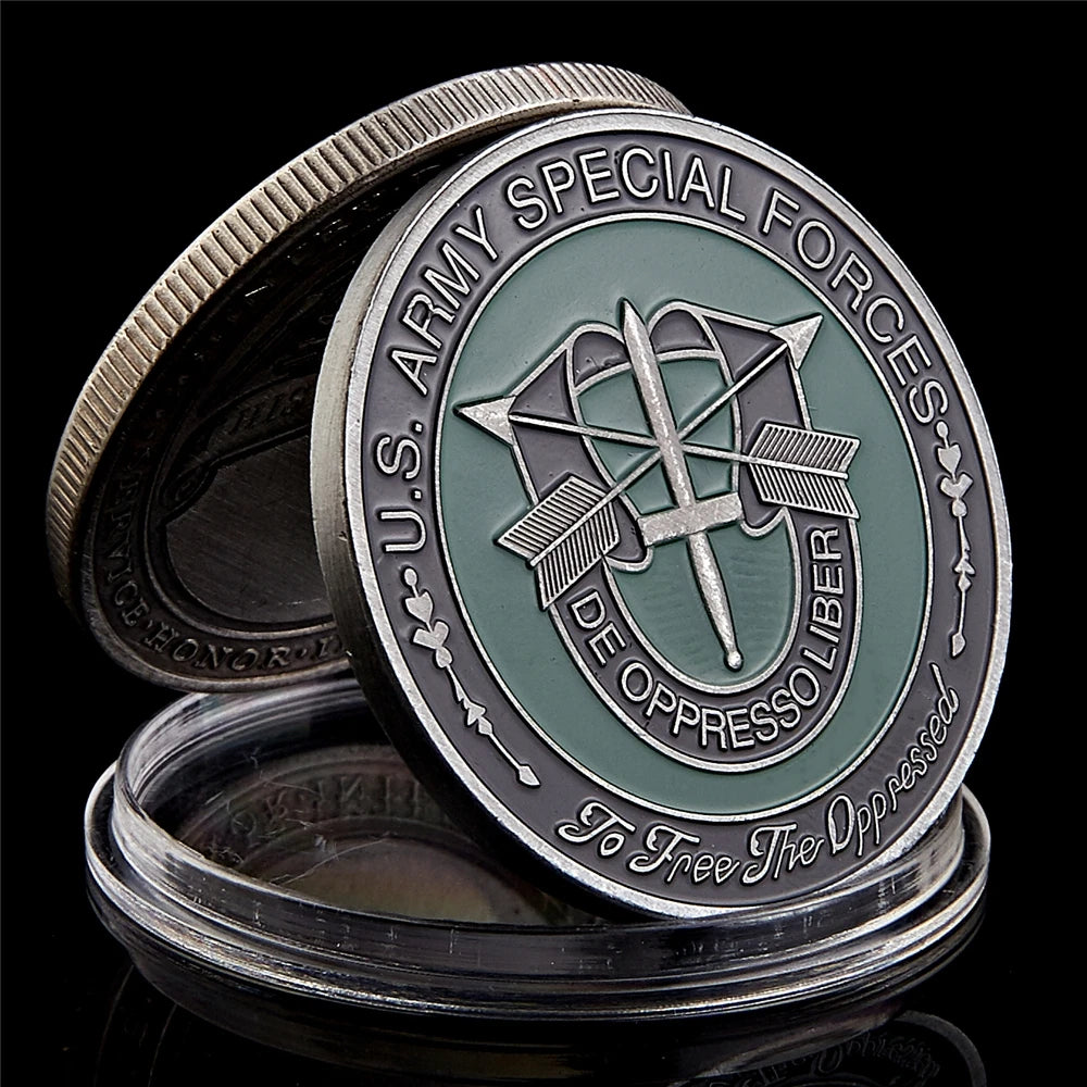 US Army Green Berets Metal Coin