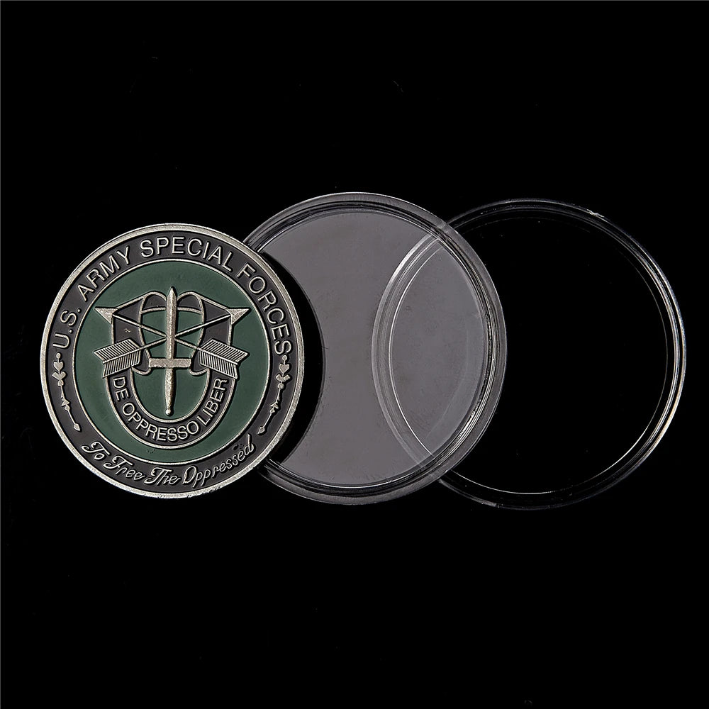 US Army Green Berets Metal Coin