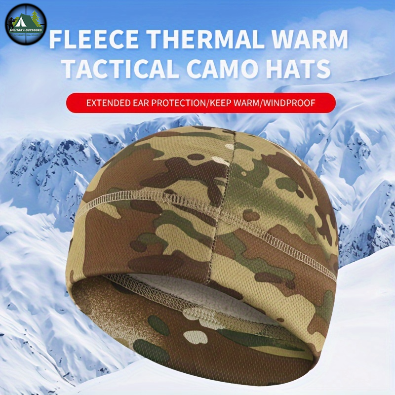 Windproof Fleece Cap for Winter