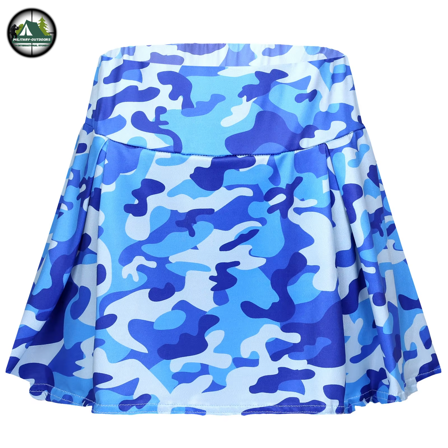 Women Camouflage Sporty Mini Skirt